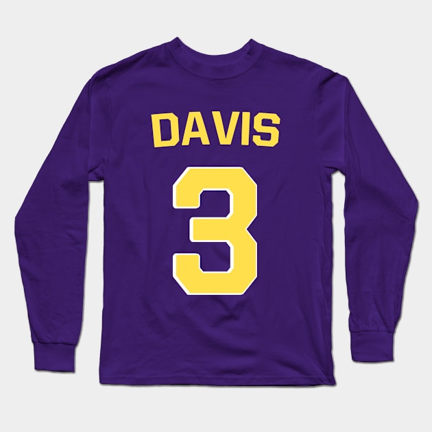 Anthony Davis Long Sleeve T-Shirt by Danielle